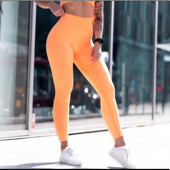 Gymshark Ultra Seamless Leggings Neon 